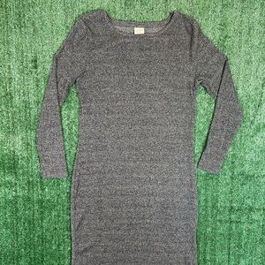 a new day Charcoal Long Sleeve Dress